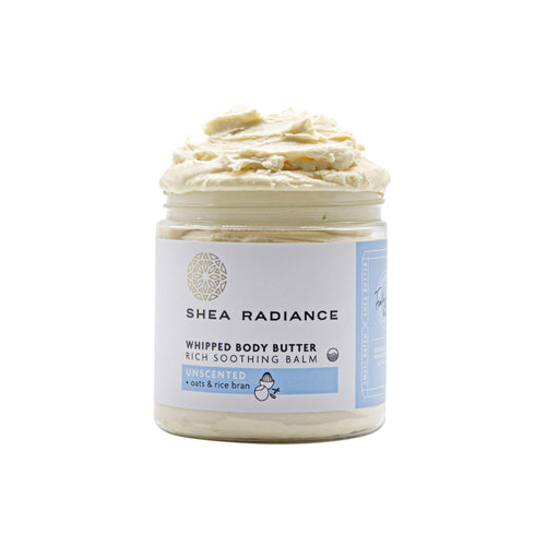 Shea Radiance P.U.R.E. Whipped Shea Butter with Colloidal Oatmeal, Unscented, 5 oz