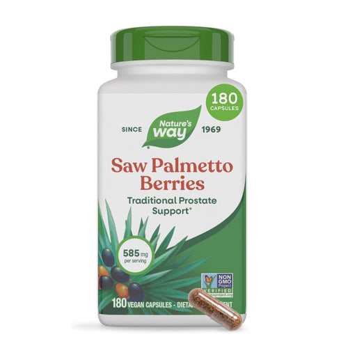 Nature's Way Saw Palmetto Berries, 180 Count