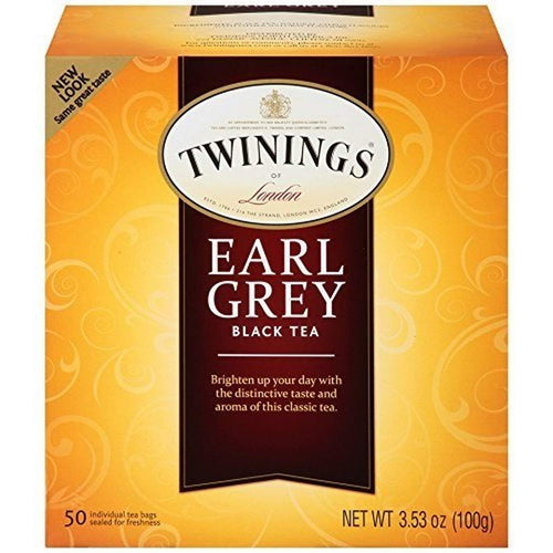 Twinings Earl Grey Black Tea, 50 Count