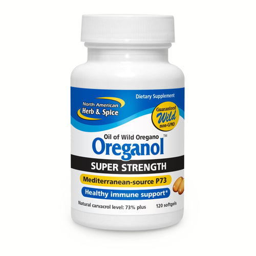 North American Herb & Spice Super Strength Oreganol P73, 120 Softgels
