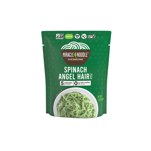 Miracle Noodle Ready to Eat Spinach Angel Hair Pasta, 200 g