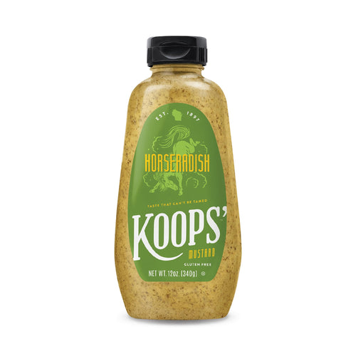 Koops Horseradish Mustard, 12 oz