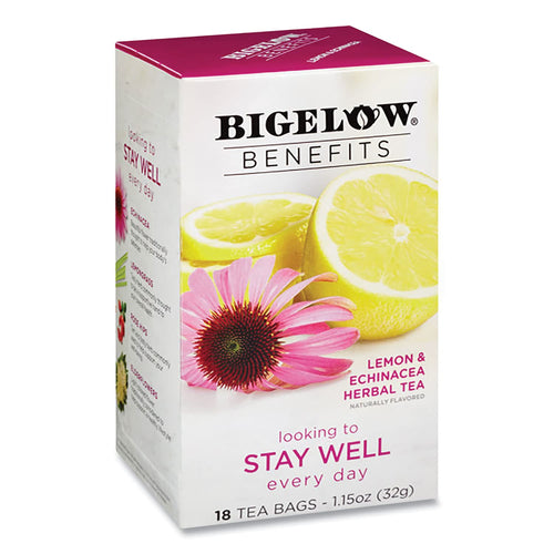Bigelow Lemon Echinacea Tea, 18 Count