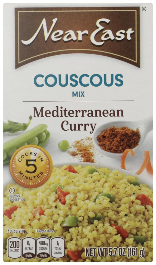 Near East Couscous, Mediterranean Curry, 5.7 oz (Pack of 6)
