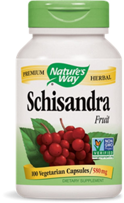 Nature's Way Schisandra Fruit, 100 Capsules