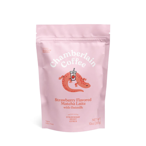 Chamberlain Coffee Matcha Latte, Strawberry, 10 oz