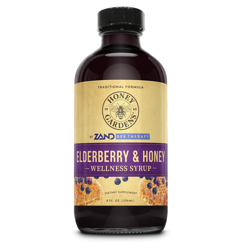 Honey Gardens Elderberry and Honey Syrup, 8 fl oz