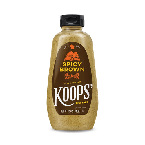 Koops' Spicy Brown Mustard, 12 oz