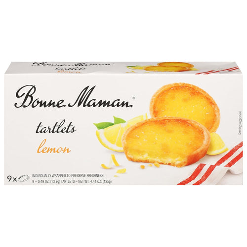 Bonne Maman Lemon Tartlets, 9 Pieces, 4.41 oz (Pack of 12)