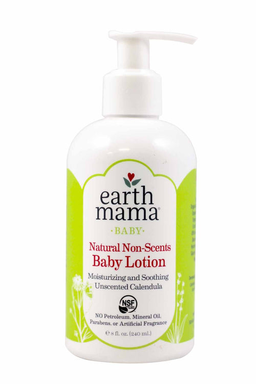 Earth Mama Angel Baby Lotion, Unscented, 8 oz (Pack of 2)