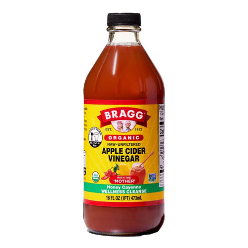 Bragg Organic Apple Cider Vinegar, Honey Cayenne, 16 oz