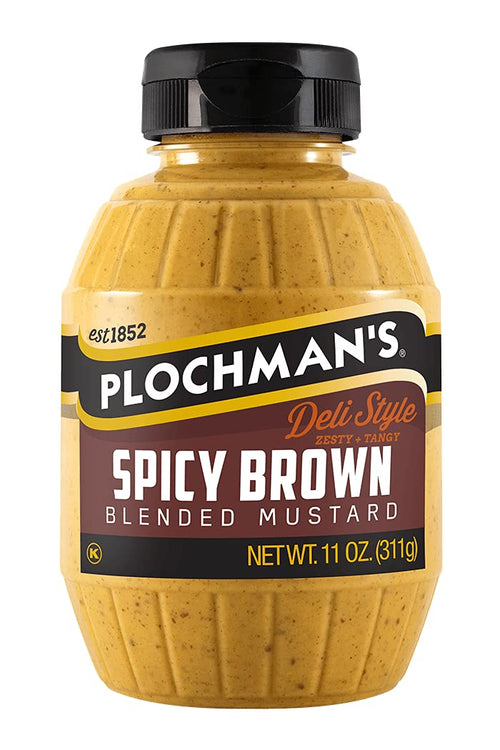 Plochman's Spicy Brown Mustard, 11 oz