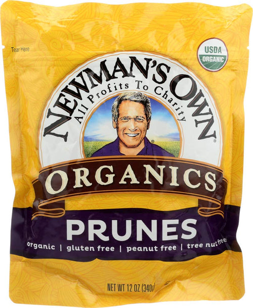 Newman's Own Organics California Prunes, 12 oz Pouch (Pack of 2)