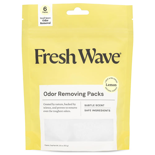 Fresh Wave Odor Eliminator Packs, Lemon (Pack of 6)