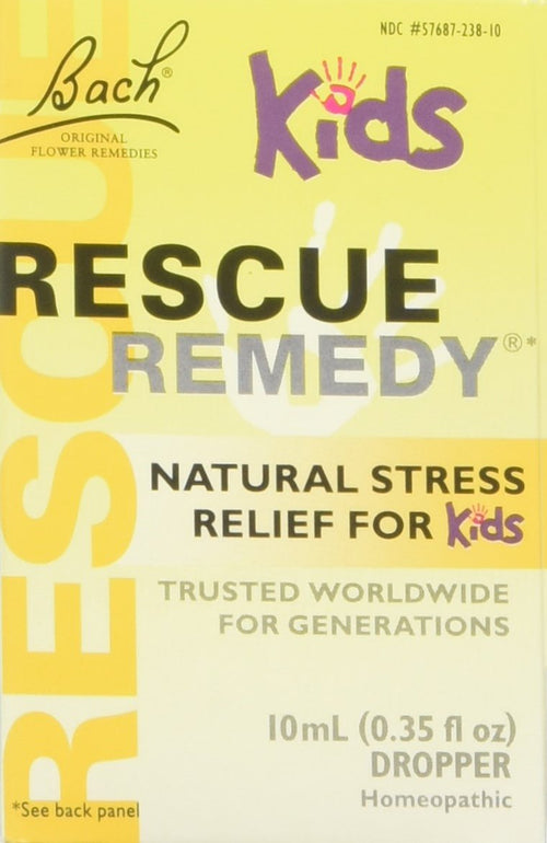 Bach Kids Rescue Remedy Natural Stress Relief Drops, 10 mL (Pack of 2)