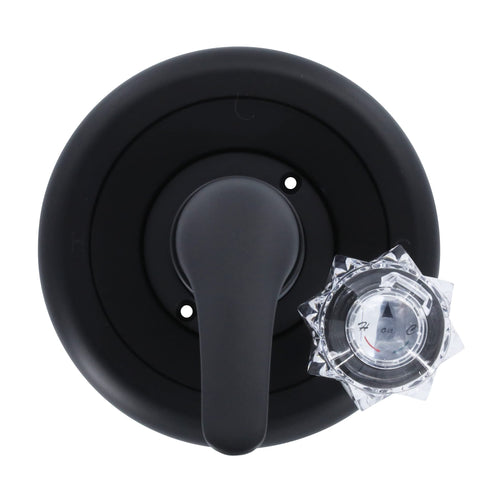 Danco 1-Handle Trim Kit for Delta Tub and Shower, Matte Black