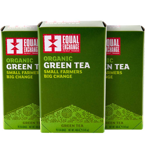 Equal Exchange Organic Green Tea, 20 Count (Pack of 3)