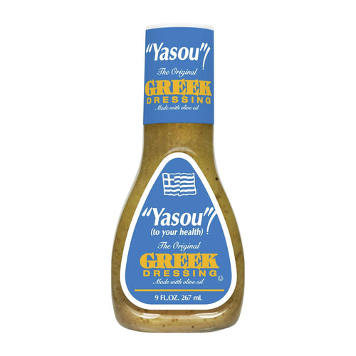 Yasou Greek Salad Dressing, 9 fl oz