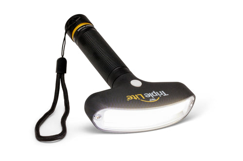 Triplelite TL1000 Rechargeable LED Flashlight, 1000 Lumens, Black