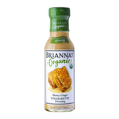 Brianna's Organic Honey Ginger Vinaigrette Dressing, 10 oz