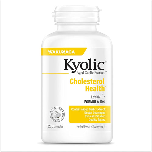 Kyolic Aged Garlic Extract Formula 104, 200 Capsules