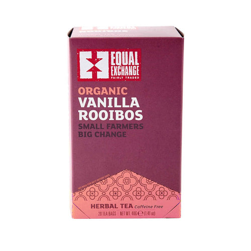 Equal Exchange Organic Vanilla Rooibos Tea, 20 Count
