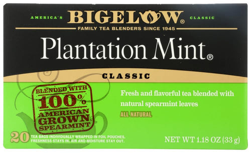 Bigelow Plantation Mint Black Tea, 20 Count