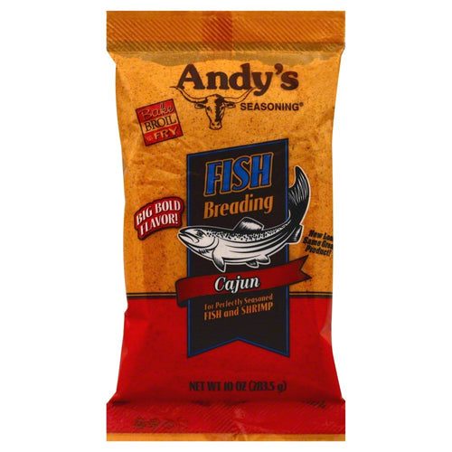 Andy's Cajun Fish Breading, 10 oz (Pack of 2)