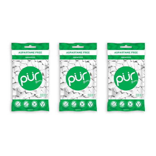 PUR Spearmint Gum, 55 Count (Pack of 3)