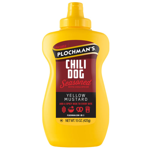 Plochman's Chili Dog Mustard, 15 oz