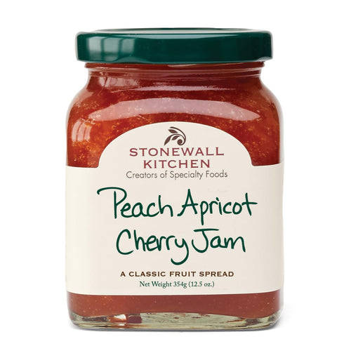 Stonewall Kitchen Peach Apricot Cherry Jam, 12 oz