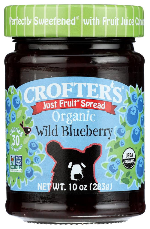 Crofter's Organic Blueberry Just Fruit Spread, 10 oz