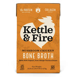 Kettle & Fire Mushroom Chicken Bone Broth, 16.9 oz
