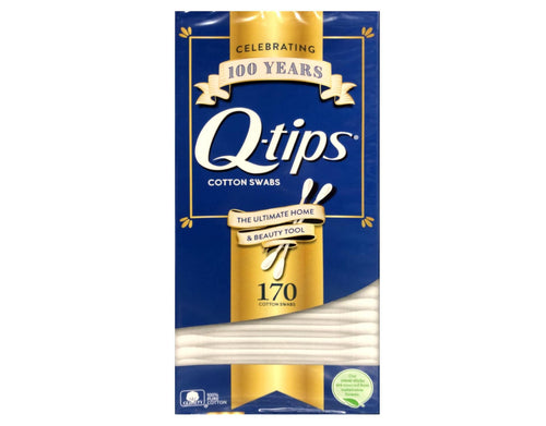 Q-tips Cotton Swabs, 170 Count (Pack of 2)
