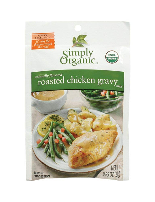 Simply Organic Chicken Gravy Mix, 0.85 oz Packet
