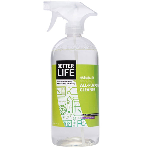 Better Life What Ever All Purpose Cleaner, Clary Sage & Citrus, 32 oz (Pack of 3)