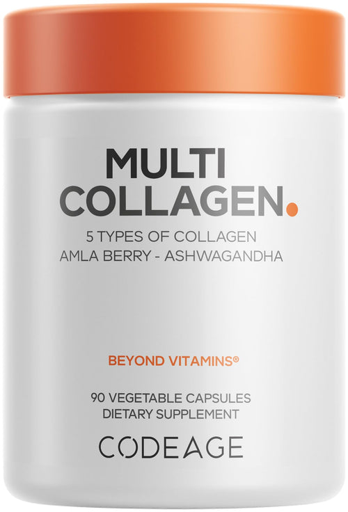 Codeage Multi Collagen Peptides Capsules, 90 Capsules