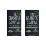 Grandpa's Pine Tar Bar Soap, 3.25 oz (Pack of 2)