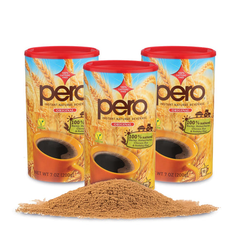 Pero Instant Natural Beverage, 7 oz (Pack of 3)