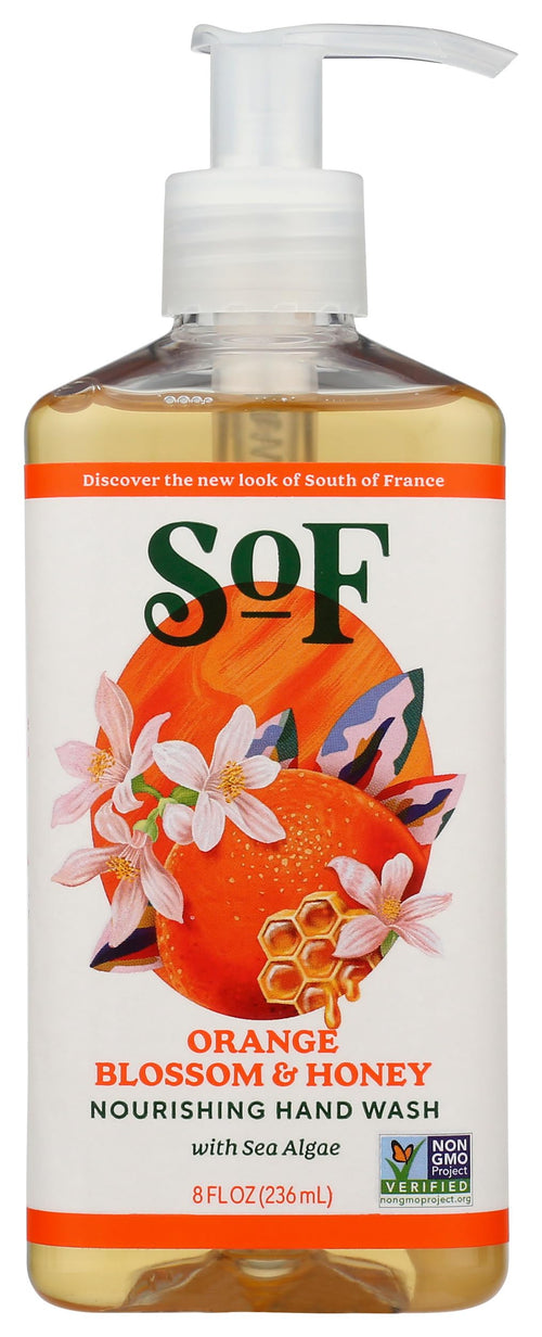 South of France Hand Wash, Orange Blossom Honey, 8 oz