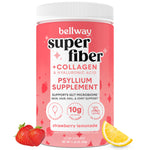 Bellway Super Fiber + Collagen, Sugar-Free Psyllium Husk Powder