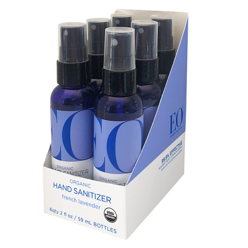 EO Hand Sanitizer Spray, French Lavender, 2 oz (Pack of 6)