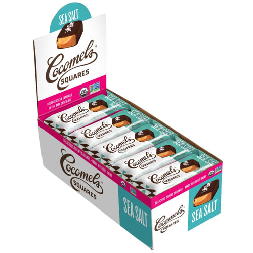 Cocomels Chocolate-Covered Coconut Milk Caramels, Sea Salt, 1 oz (Pack of 15)