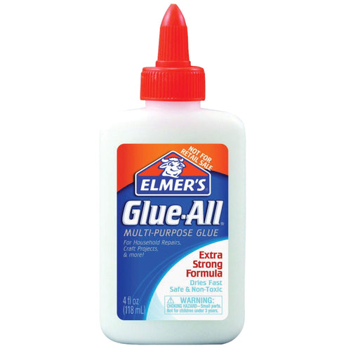 Elmer's Glue-All Multi-Purpose Glue, White, 4 oz (Pack of 3)