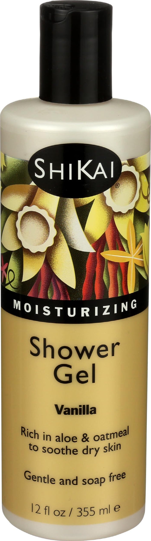 ShiKai Daily Moisturizing Shower Gel, Vanilla, 12 oz