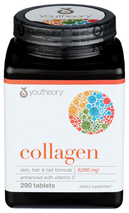 Youtheory Collagen Advanced Formula Type 1, 2 & 3, 290 Tablets