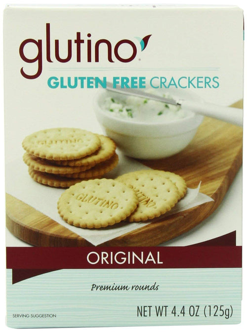 Glutino Gluten Free Crackers, Original, 125 g (Pack of 6)