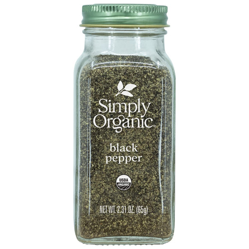 Simply Organic Black Pepper, Medium Grind, 2.31 oz