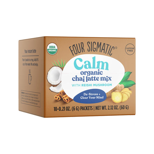 Four Sigmatic Organic Chai Latte with Turkey Tail & Reishi, 10 Count