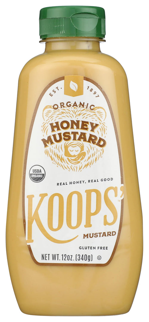 Koops' Organic Honey Mustard, 12 oz